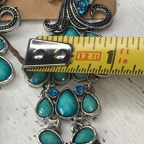 Peacock Earrings - Picture 5 of 6